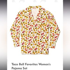 Taco Bell women’s pajama top size XL